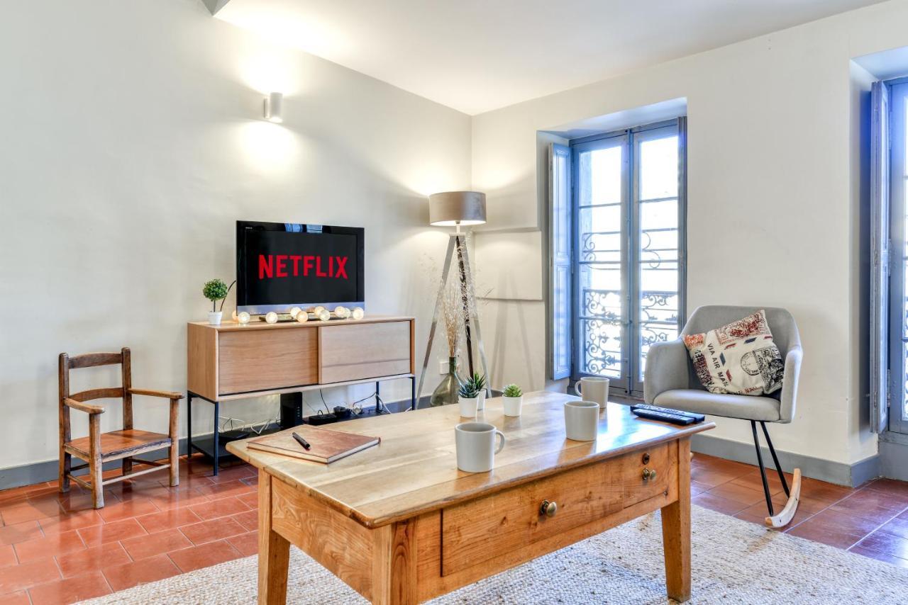 L'Escapade - Parking Gratuit - Wifi - Climatisation - Proche Cite - Tout Equipee Carcassonne Bagian luar foto